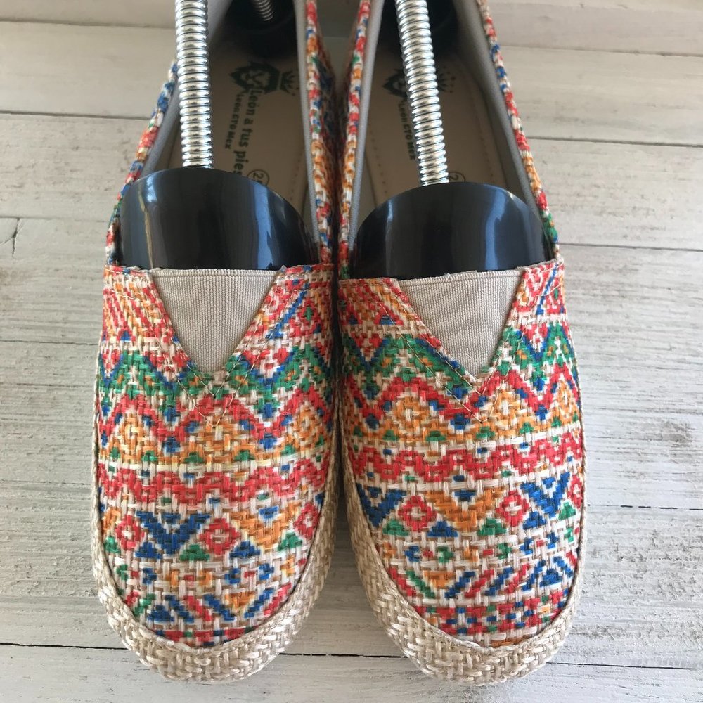 Women's Espadrilles Classic Slip on Orange Shoes